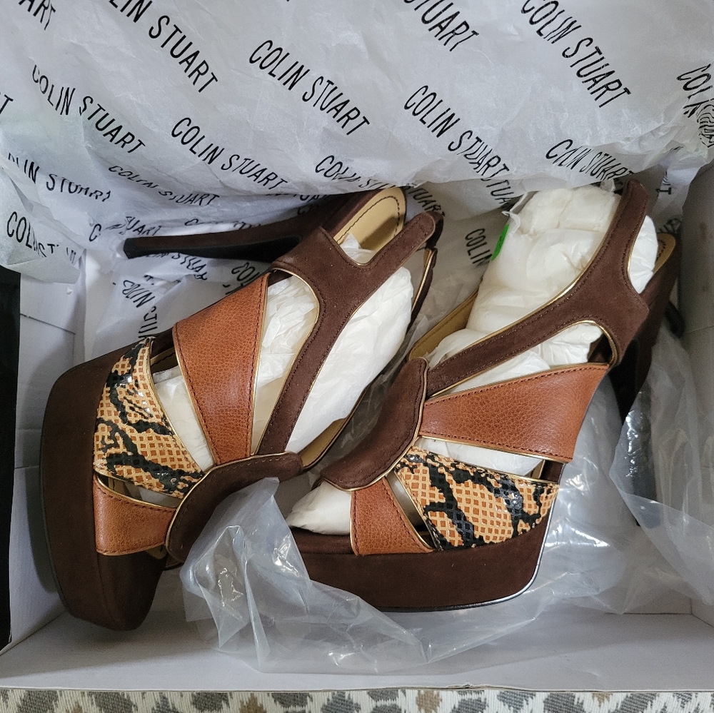 Brand new peep toe heels